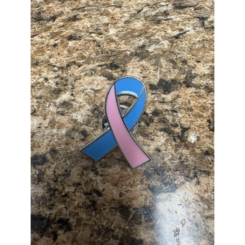 Infant Loss Awareness Enamel Ribbon Pins With Clutch Clasp Lapel Brooch
